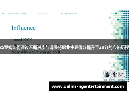 杰罗姆如何通过不断进步与调整将职业生涯得分提升至29分的心路历程